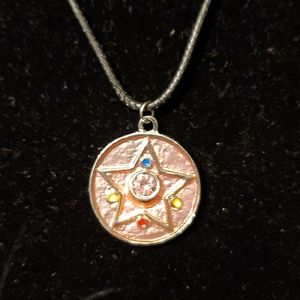Pink Sailor Moon necklace